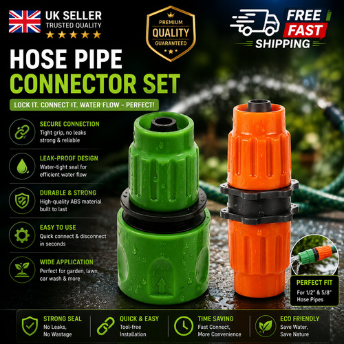 Expanding hose connector - expanding,