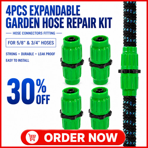 4pcs expandable garden hose - expandable,
