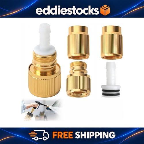2pcs brass expandable hose - brass,